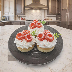 Decoración de Pastel de Frambuesa Artificial para Estilizar Pasteles, Fotografía de Alimentos y Exhibición Visual para Marketing de Contenido en Redes Sociales - Product Image 6