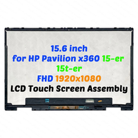 Rakitan Layar Sentuh LCD LED IPS 15,6 inci untuk Laptop Pavilion x360 15-ER 15t-er FHD 1920x1080 untuk Penggunaan Bisnis