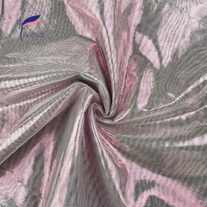 Bán buôn 100% <span class=keywords><strong>Polyester</strong></span> vải tùy chỉnh màu Laser mạ Vàng Lưới vải cho buổi tối ăn mặc túi trang trí hoặc như lót/rèm - Product Image 2