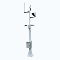 Capteur de Station Météo Compacte CE Personnalisé Intégré CO2 CO NO2 SO2 O3 Temp Humi Pression Vent Vitesse Direction PM2.5 PM10