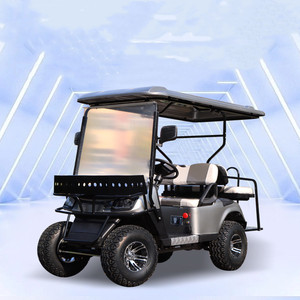 Voiturette de golf 2+2 places fabriquée en Chine, homologuée CE, vitesse 30-50 km/h, autonomie 90 km, voiturette de golf économique, voiturette de golf fabriquée en Chine, électrique - Product Image 6