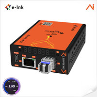 Convertisseur de média fibre optique PoE géré E-link 10/100/1000/2500 Mbps pour le réseau