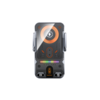 Support de sortie d'air de voiture à capteur infrarouge à charge rapide 15W personnalisable chargeur de téléphone portable sans fil multifonction pour voiture neuve