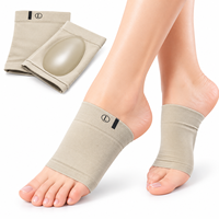 Manchons de soutien de la voûte plantaire pour le soulagement de la fasciite plantaire, orthèse de compression pour le pied avec coussinet en gel pour hommes et femmes, pieds plats