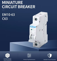 Disjoncteur miniature de qualité supérieure EAST 1P C63 63A 10kA AC230/400V - Idéal pour la distribution d'énergie à forte charge