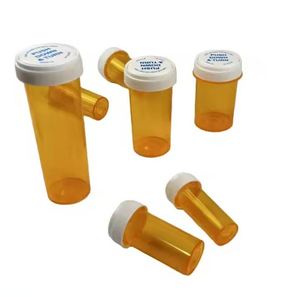 Yellow <b>Plastic</b> Prescription Portable High-Visibility Pill Box Custom Logo - Product Image 4