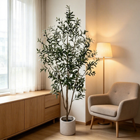 Grand Arbre Artificiel Géant en Olives Vertes pour Mariages, Événements, Diwali, Anniversaires, Soirées, Décoration de Fêtes et Articles de Noël