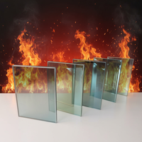Panneaux de verre ignifuges haute performance, 8 mm d'épaisseur, verre trempé résistant au feu pour application sur les fenêtres et portes de cuisine modernes