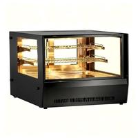Vitrine de comptoir commerciale pour aliments chauds, armoire de maintien au chaud pour boulangerie, restaurant, traiteur