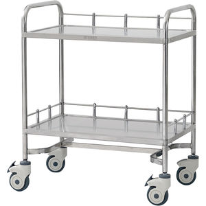 हैओहान 2025 नए 304 201 स्टेनलेस स्टील असेंबल मेडिसिन कार्ट मेडिकल ट्रॉली गाड़ी - Product Image 5