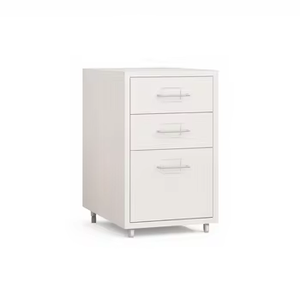 <span class=keywords><strong>Commode</strong></span> moderne à 3 tiroirs peu encombrante avec structure en acier noir, durable, sans affaissement ni inclinaison, pour chambre <span class=keywords><strong>et</strong></span> entrepôt - Product Image 5