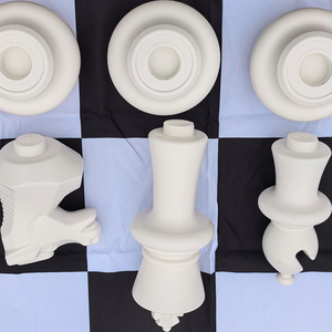 Pions <span class=keywords><strong>d</strong></span>'échecs géants de luxe en plastique durable pour jardin <span class=keywords><strong>extérieur</strong></span>, 25 pouces - Product Image 6