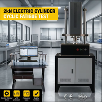 Máquina de Prueba de Fatiga Cíclica con Cilindro Eléctrico Zhongchuang 2kN, Sistema de Prueba de Compresión Dinámica, Proveedor de Equipos de Laboratorio para Materiales Metálicos