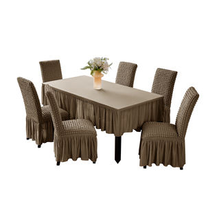 Bán buôn phổ đàn hồi căng có thể giặt rắn Polyester Bong Bóng lưới dinging ghế bìa cho các sự kiện đám cưới - Product Image 2