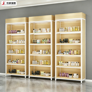 Espositore Cosmetici JIUSHUN, Scaffali in <span class=keywords><strong>Legno</strong></span> <span class=keywords><strong>per</strong></span> Negozi, Espositori all'Ingrosso e al Dettaglio <span class=keywords><strong>per</strong></span> Negozi di Prodotti Skincare - Product Image 1