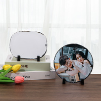 Plaque photo vierge en ardoise pour sublimation, design en forme de porte, pour techniques de transfert thermique