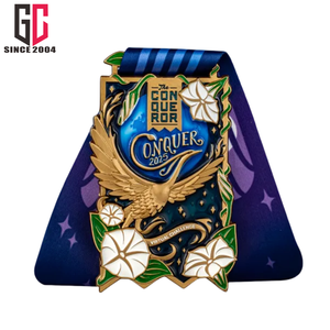 16 Jahre Factory Custom Finisher Gold Silber Metall medaille Sport Marathon Award Zink legierung - Product Image 4