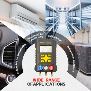 เกจวัดความดันดิจิตอล DUOYI DY521A สำหรับระบบ HVAC ตรวจสอบการรั่วไหลของสุญญากาศและอุณหภูมิ วัสดุ ABS รับประกัน 1 ปี - Product Image 3