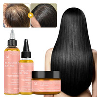 Marque privée 118ml d'huile naturelle de fenugrec batana soin des cheveux romarin huile de croissance des cheveux
