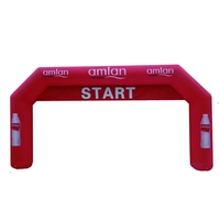 Arche gonflable personnalisée pour compétitions sportives, événements publicitaires et promotion de camping avec affichage du logo