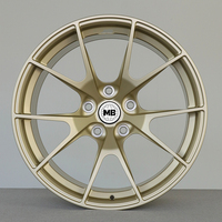 Rines Monobloque Forjados Personalizados de Aleación de Aluminio de 15-24 Pulgadas 5X112 5X120, Rines Ligeros para Autos de Carreras y de Pasajeros