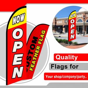 Promotional Custom Feather <b>Flags</b> High Quality Personalized Fast Delivery Outdoor Event Advertising Fiberglass Eco-Friendly Logo - Product Image 5