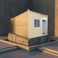 Maison conteneur modulaire pliable de haute qualité, préfabriquée, mobile, durable, habitable, portable, bureau, hôtel, ignifuge, isolée, moderne 1