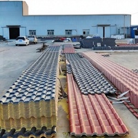 Tuiles de toiture espagnoles en PVC ASA au design moderne en bambou, très vendues - Certifiées CE, durables et anticorrosion