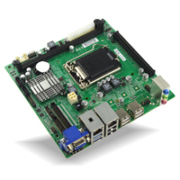Adipcom EITX-7560 Intel CPU LGA 1150 opsional 2LAN/4LAN/5LAN komputer server ITX mini X86 motherboard DDR3 mendukung memori 8GB