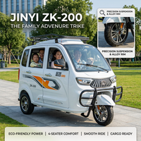 Mototaxi de la Marca Jinyi en Oferta, Triciclo Motorizado de Tres Ruedas para Pasajeros, Disponible para Transporte Urbano y Uso Comercial