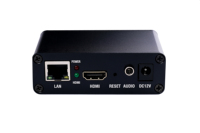 Decodificador de Video en Red USB H.265, Pantalla Cuádruple HD de 4 Canales, Compatible con Reproducción de Medios USB y Decodificación de Transmisión 4K30