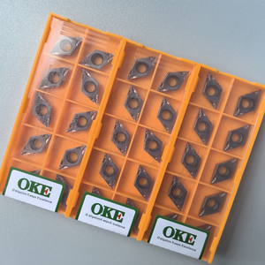 Inserto de Carburo Original de Marca DCMT11T304-OTM OP1215 con Recubrimiento TIAIN, Herramienta de Torneado Externo Cuadrada para Torno CNC, Acero, Aleación Dura, OEM - Product Image 4