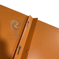 Carpeta de Archivo de Dos Bolsillos Tamaño Carta/A4, Elegante Carpeta de PP con Diseño de Cartera, Portadocumentos de Papel Grueso de 3 Anillas para la Escuela, Negocios y Oficina