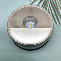 Base de lampe LED rotative à 360° lumineuse avec support USB pour affichage, idéale pour la présentation d'art en verre laser 3D, de résine, de bijoux et comme base de veilleuse