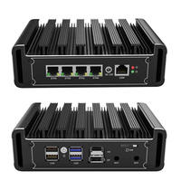Boîtier TV OEM G31, nouveau mini PC sans ventilateur DDR4 4*Lan, routeur logiciel, pare-feu VPN, Celeron N5105, ordinateur industriel, Pfsense, Linux Ubuntu