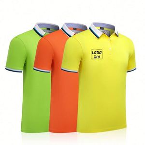 Polo de Manga Corta Deportivo Personalizado con Cuello Alto, de Alta Calidad, al por Mayor - Product Image 2