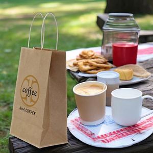 Fabricación de Bolsas de Papel a Buenos Precios, Bolsas de Papel para Alimentos con Logotipo Personalizado, Venta al por Menor - Product Image 4