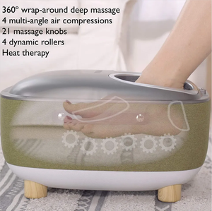 Masajeador de pies de compresión de aire electrónico al por mayor de la mejor Fabricación, nuevos productos populares con función de amasado profundo - Product Image 5
