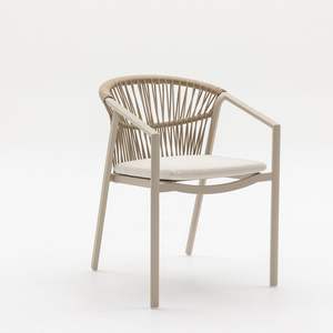 Sillas de Comedor Uland Moren para Restaurante, Diseño Novedoso, Muebles de Acero y Cuerda para Balcón y Jardín - Product Image 5