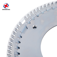 Lame de scie circulaire convexe XINSHENG personnalisable ATB 350*4.2*200*84T à coupe stable, applicable aux scies de table