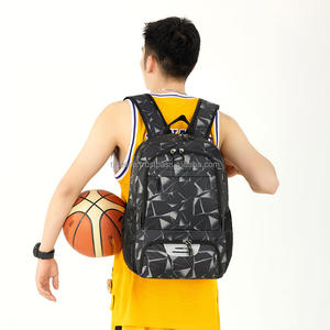 Mochila deportiva informal impermeable duradera América del Norte UE bolsa de viaje de moda para baloncesto fútbol cierre de cremallera de poliéster - Product Image 3