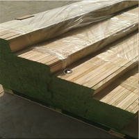 Bandes triangulaires en bois de Paulownia massif naturel, modernes et personnalisées, pour la décoration de chambre et la menuiserie intérieure contemporaine