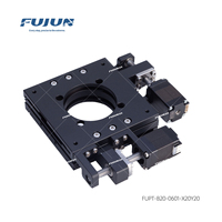 Plataforma de Traducción Eléctrica Motorizada XY de Alta Precisión FUJUN FUPT-B20-0601-X20Y20-SP de 20mm Ajustable, 1 Año de Garantía
