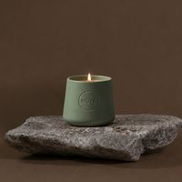 Bougie parfumée artisanale de luxe NOVA, en cire de soja, dans un pot en céramique, emballage personnalisé, décoration d'intérieur, Fête des Pères, Diwali, longue durée