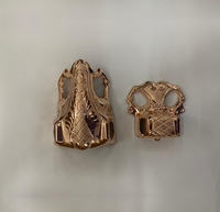 Modèle 4 #   Articles funéraires, accessoires de cercueil, coins de cercueil en PP ABS, ornement de cercueil en plastique de style américain pour la décoration