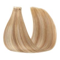 Extensiones de Cabello Humano Remy Vietnamita al por Mayor, 100% Virgen, con Cinta Adhesiva, Doble Trama a Máquina, Colores Claros, Todos los Colores Personalizables