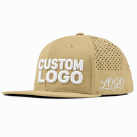 Topi Baseball 6 Panel Custom Bordir 3D Laser Cut, Snapback, Breathable, Tahan Air, untuk Pria Wanita