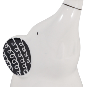 Statuetta di elefante in gres, scultura decorativa per casa, bagno, ufficio, mensola. - Product Image 6