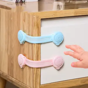 Baby supplies & products plastic Adjustable drawer cabinet safety lock to prevent children from pinching plastic lock