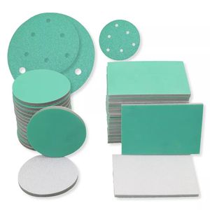 Schleifpapier Großhandel Direktlieferung Grüne Folienbasis Schleifscheiben Schleifpapier Wasserfest Automobil-Schleifpapier - Product Image 4